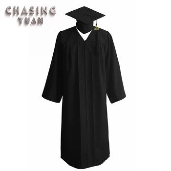 Wholesale Matte Black Academic Graduation Gown Cap - Buy Graduation ...