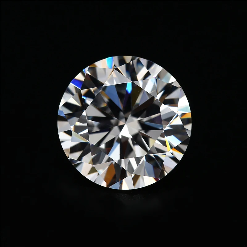 Wholesale Synthetic Gemstone D color White Round brilliant Cut Loose Moissanite
