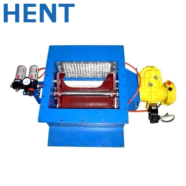 Silo and Bin Bottom Bulk Solid Material Discharging Pneumatic Flow Control Gate