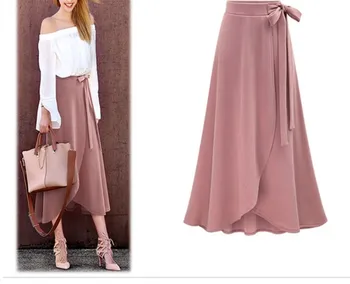 Womens newest design asymmetrical skirt SHYL06