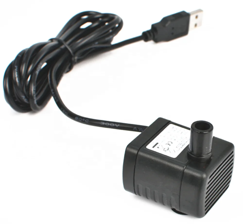180L/H USB DC Brushless Small Water Pump Circulating Pumps Amphibious Pump 