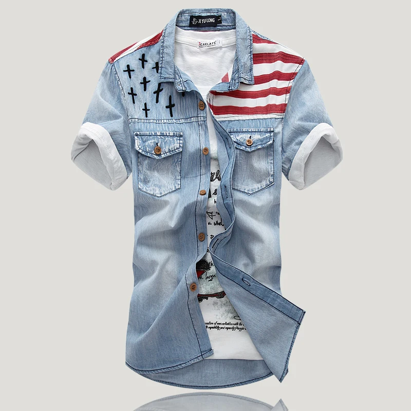 Compra camisas para hombres retro online al por mayor de