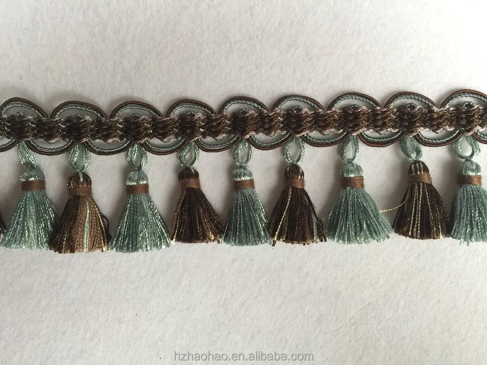 Декоративные занавески с бахромой оптом