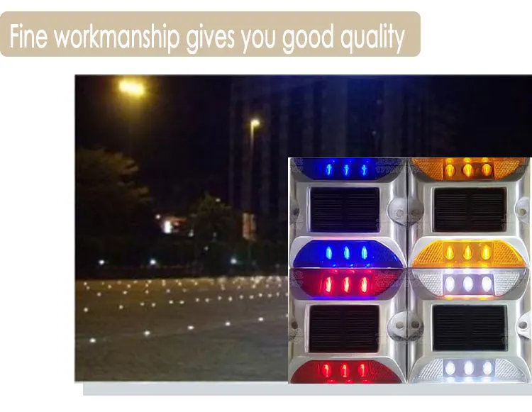 Алюминиевый кошачий глаз, дорожный центр, светодиодные солнечные дорожные маркеры, солнечный предупреждающий светодиодный фонарь, мигающий штифт