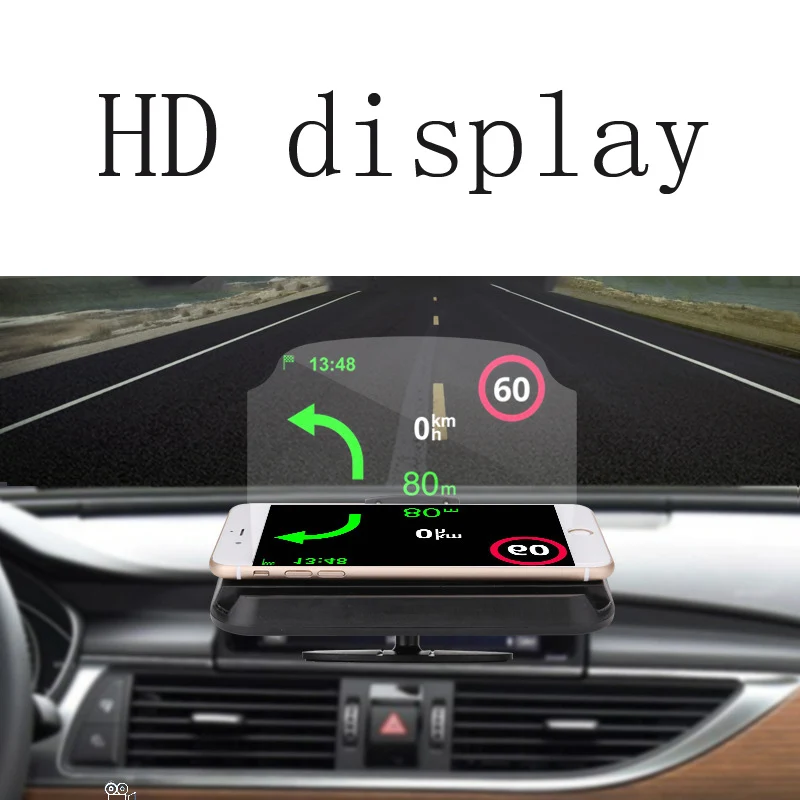 Car Universal Phone GPS Navigation HUD Head Up Projection Display Bracket Holder 