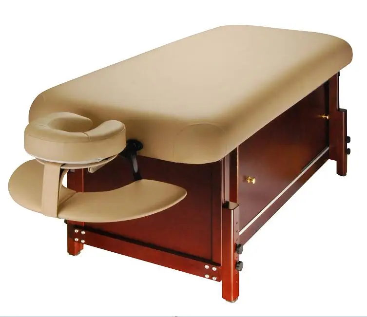 Kaiser-Flat Beauty Bed Salon Table Stationary Spa Beauty Facial Bed  Stationary Massage Table With Storage Salon Bed Stationary