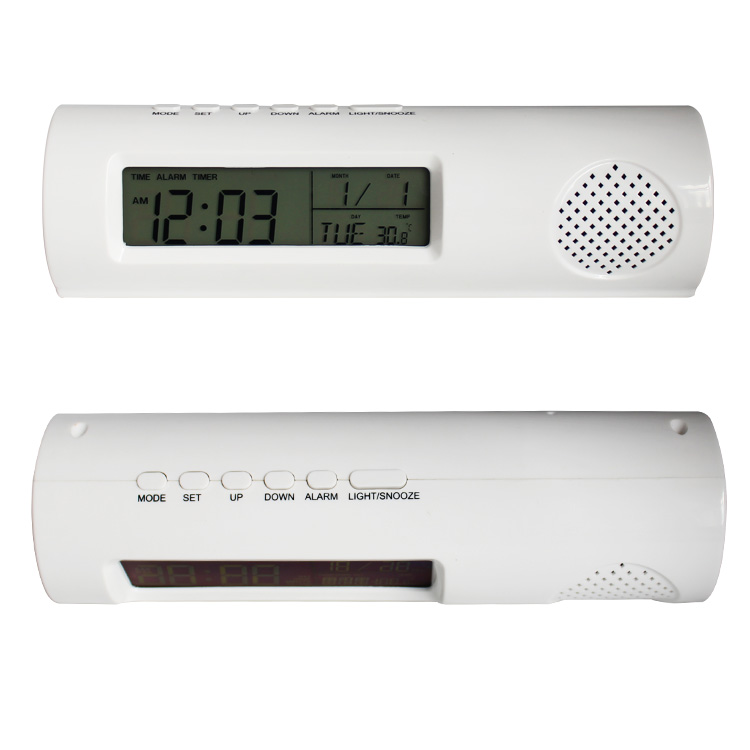New Design 3 in 1 FM Radio Flashlight Blue LED Backlight Digital Calendar Alarm Clock