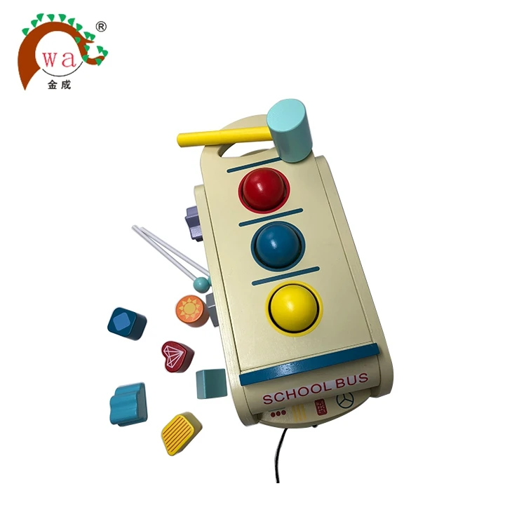 
Обучающая игрушка, рождественский подарок, Детские разборные булавки, деревянный автомобиль, игрушки 