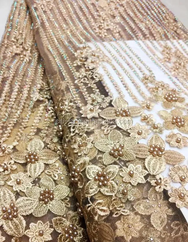 Beaded Lace Fabric Wholesale 2025