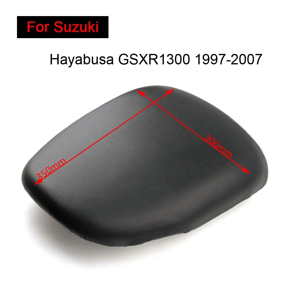 Чехол для заднего сиденья, Кожаная подушка, мотоциклетное ПАССАЖИРСКОЕ СИДЕНЬЕ для Suzuki GSXR1300 Hayabusa 1997-2007