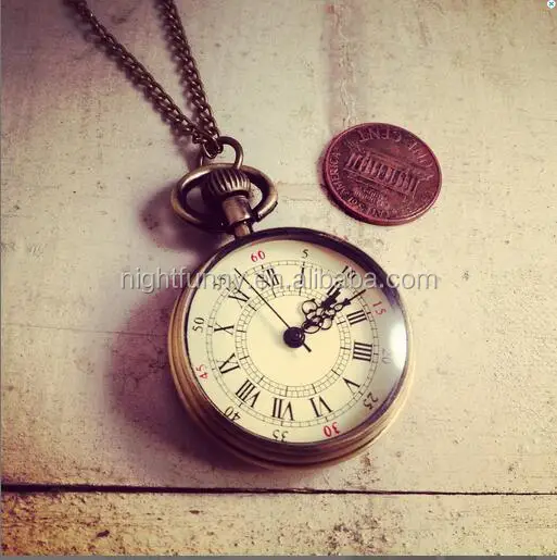 Montre De Poche Mécanique Vintage Indah - Remontage Manuel, Chaîne 30 Cm, Cadran Arabe, Cadeau Rétro