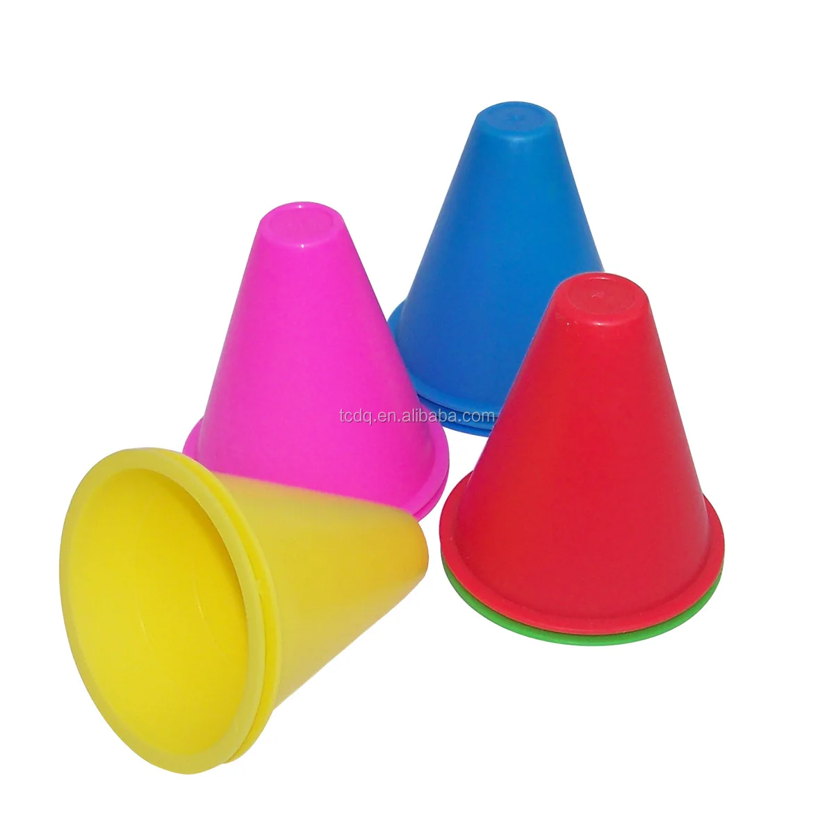 3 Inch Roller Skating Cone Marker Slalom Poles Gold Supplier