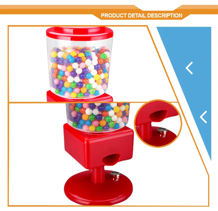 Миниатюрный автомат для продажи сладостей с монетами для офиса или дома