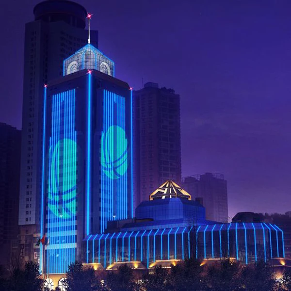 Color Changing Building Facade Lighting