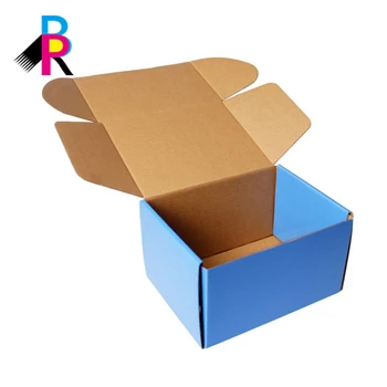 Factory free sample personalize logo durable recycled carton packaging boxes corrugated box recycling
