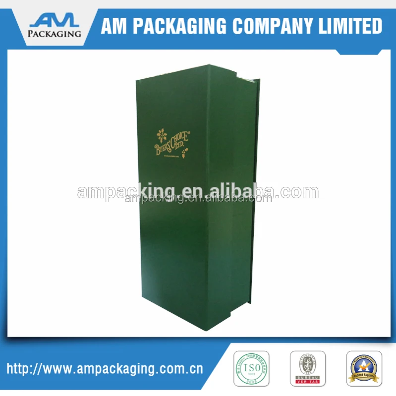 Empty High Quality Custom Printing Wine Packaging Embossed logo Whisky Paper Gift Box