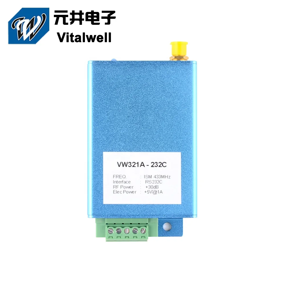 VW321A 2-FSK multi Channel mdb to rs232 433mhz rf converter module