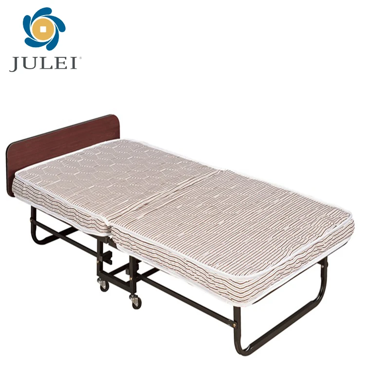 Portable Space Saving High Quality extra Metal Folding Bed with Mattress