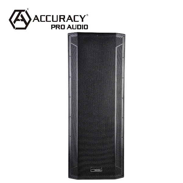 Accuracy Pro Audio WI215 Dual 15 Inch Powered Speaker Professional Stage Dj Wooden Speaker Sound Box