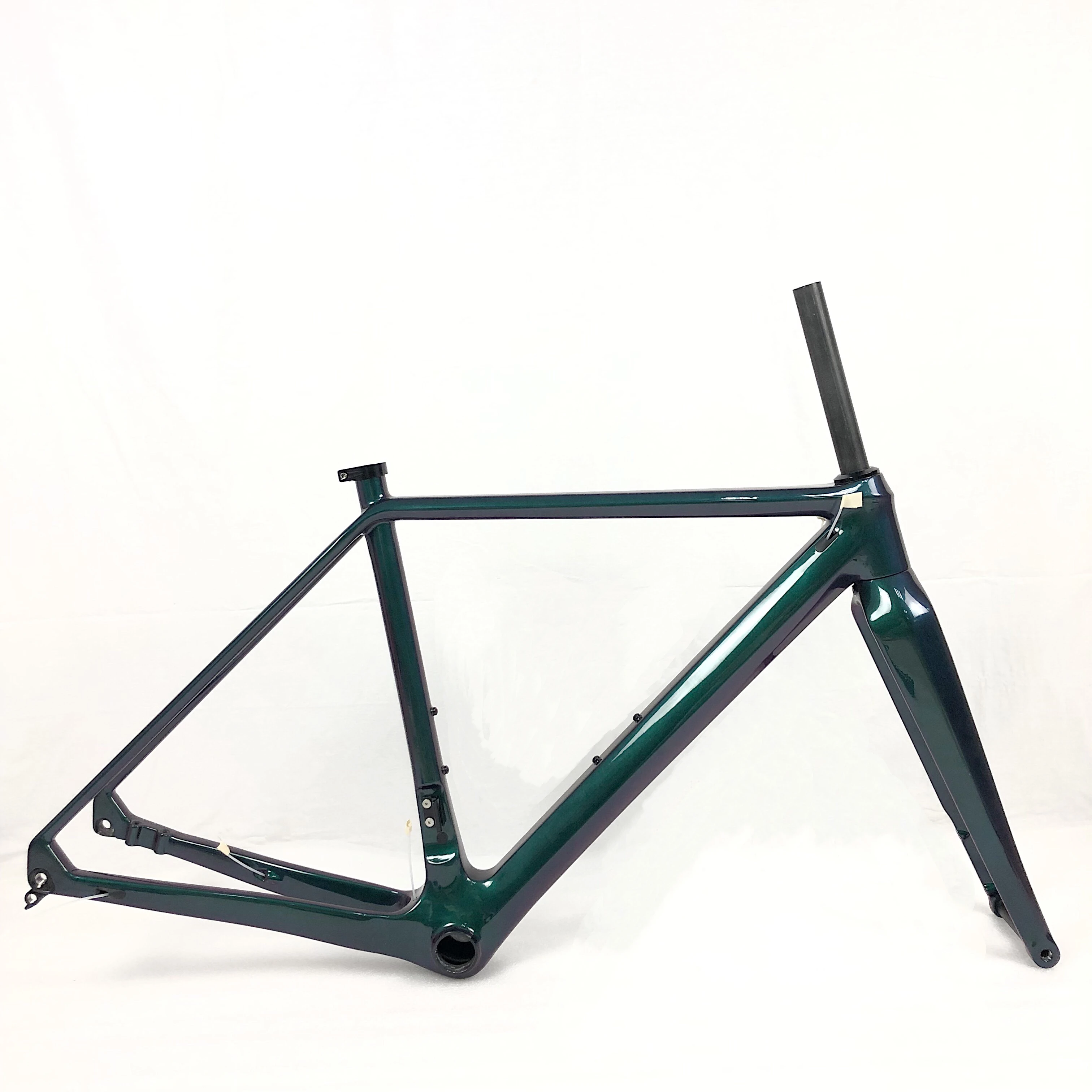 2018 New Product Carbon Gravel Bike Frame 42c Disc Fahrrad Rahmen With Axle  Hongfu Bike