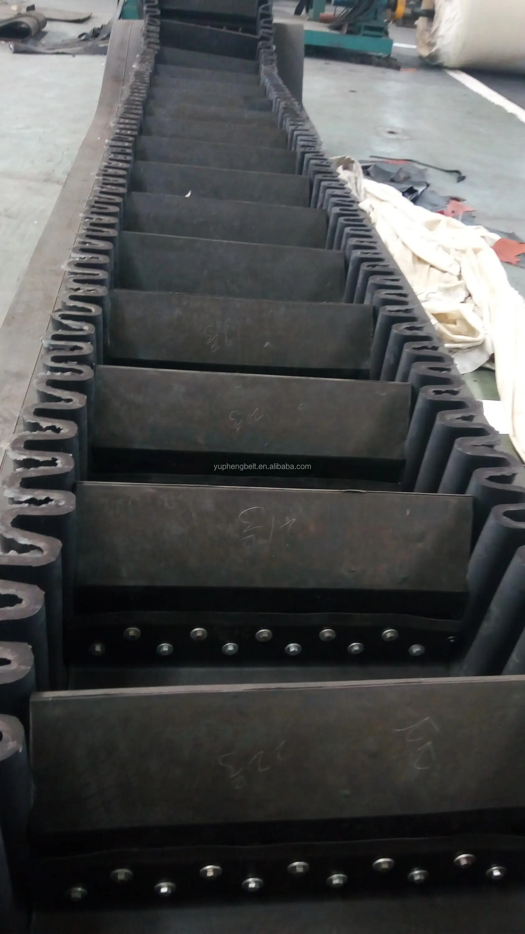 90 градусов боковины конвейер ленточный Элеватор для