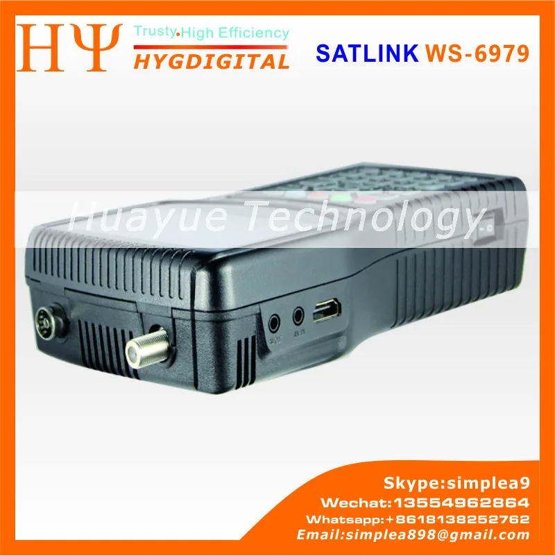 Satlink WS-6979 DVB-S2 + DVB-t2 спутниковый finder метр WS-6979