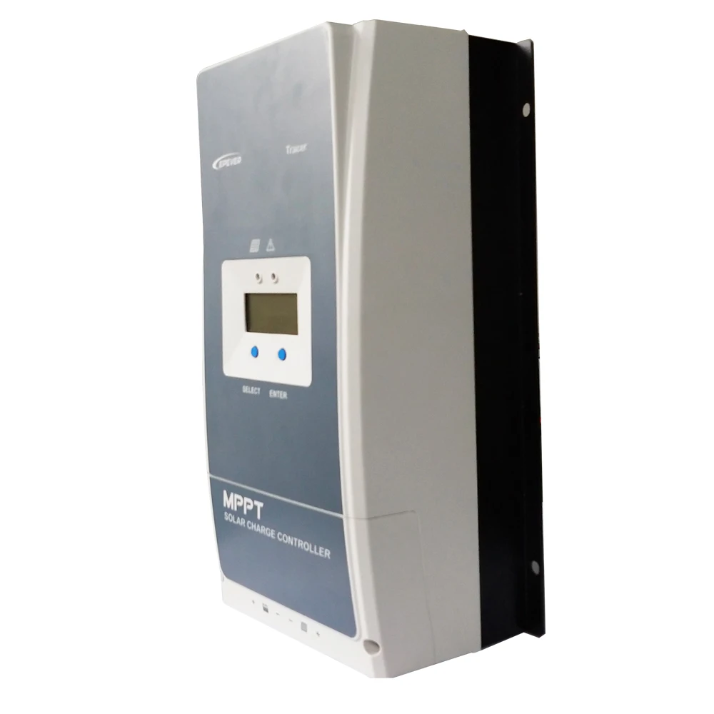 EPever EPsolar 100A со слежением за максимальной точкой мощности, Солнечный Контроллер заряда 12V 24V 36V 48V с Макс 200 в PV вход EPever со слежением за максимальной точкой мощности Tracer 10420AN