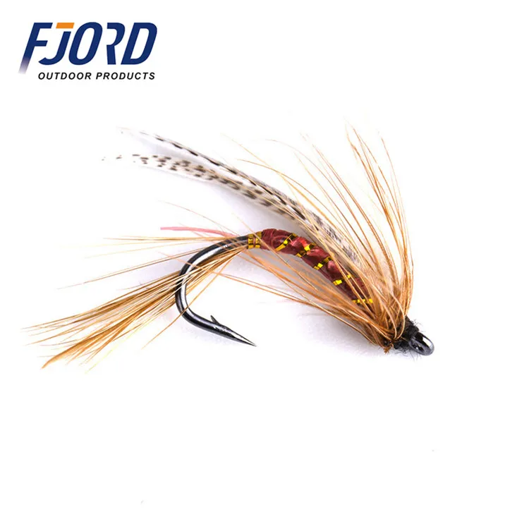 FJORD 32 teile/satz Kunststoff fliegende Fisch Kder Haken Box fr Brassen  Angeln in River Lake oder Stream 30g Tintenfisch Kder