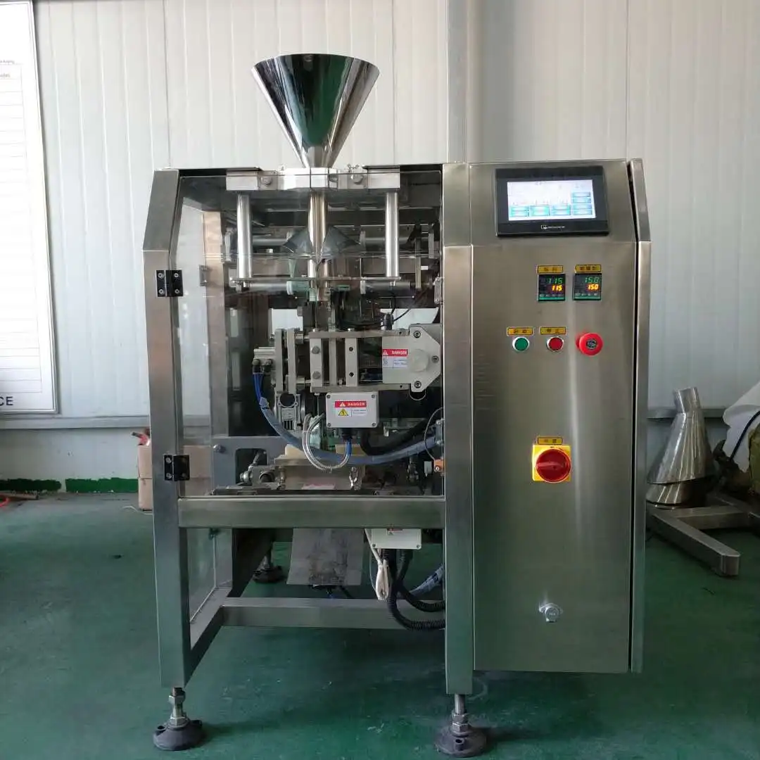 Автоматическая вертикальная упаковочная машина с многоголовочным весом