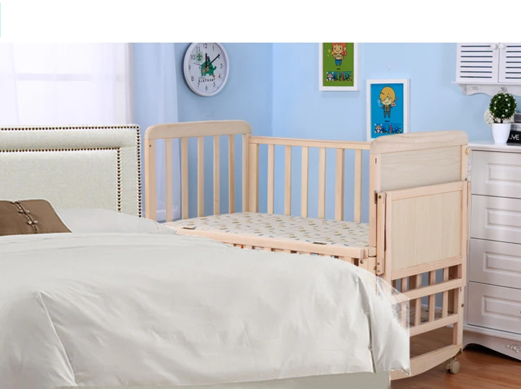 
Многофункциональная сращивающаяся кровать, детская односпальная кровать, современная деревянная детская кровать 