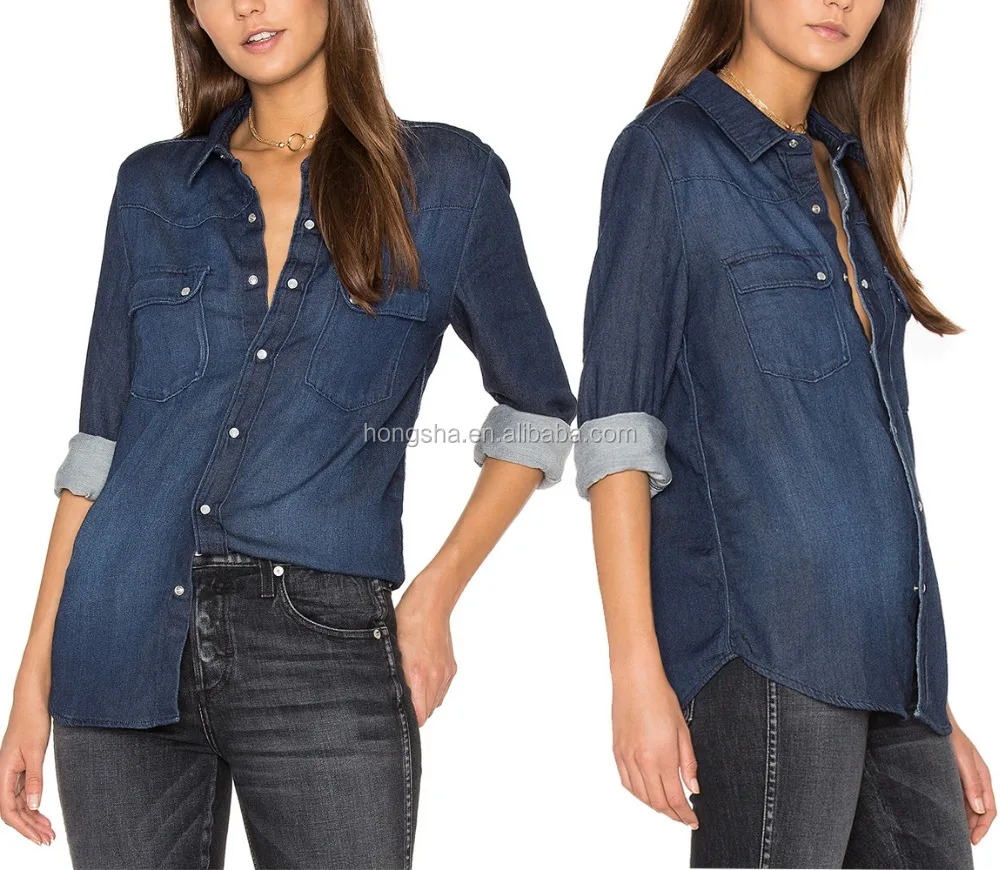 Ladies denim blouses and tops plus size  Plus Size Womens Clothing Sizes   Christopher  Banks  Blouses Discover the Latest Best Selling Shop  womens shirts highquality blouses