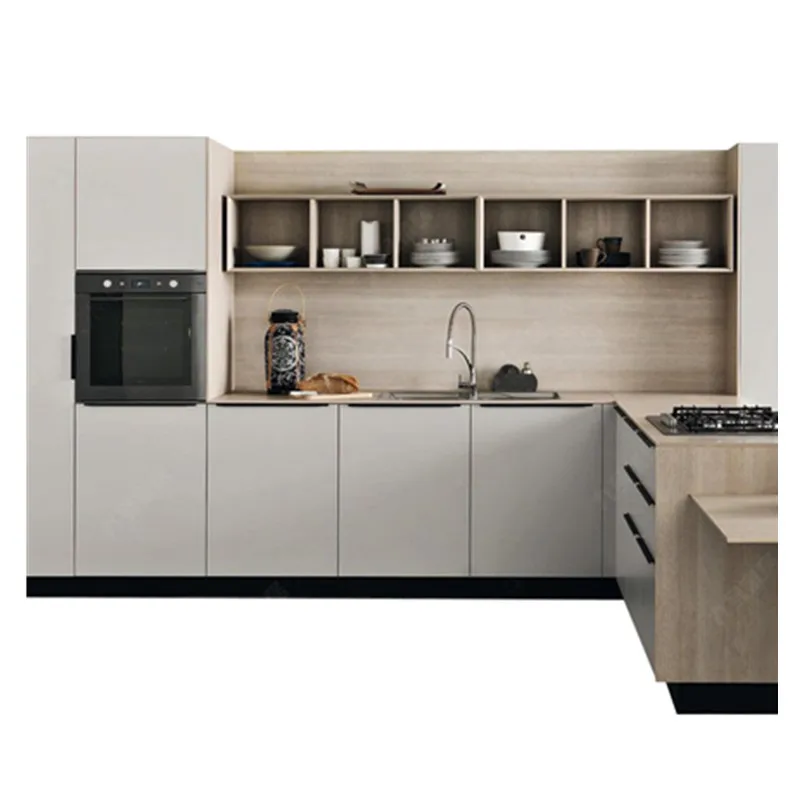 Modern Lacquer Cream White Wood Grain Melamine Kitchen Cabinet Buy Kitchen Cabinet Melamine Kitchen Cabinet Lacquer Kitchen Cabinet Product On Alibaba Com