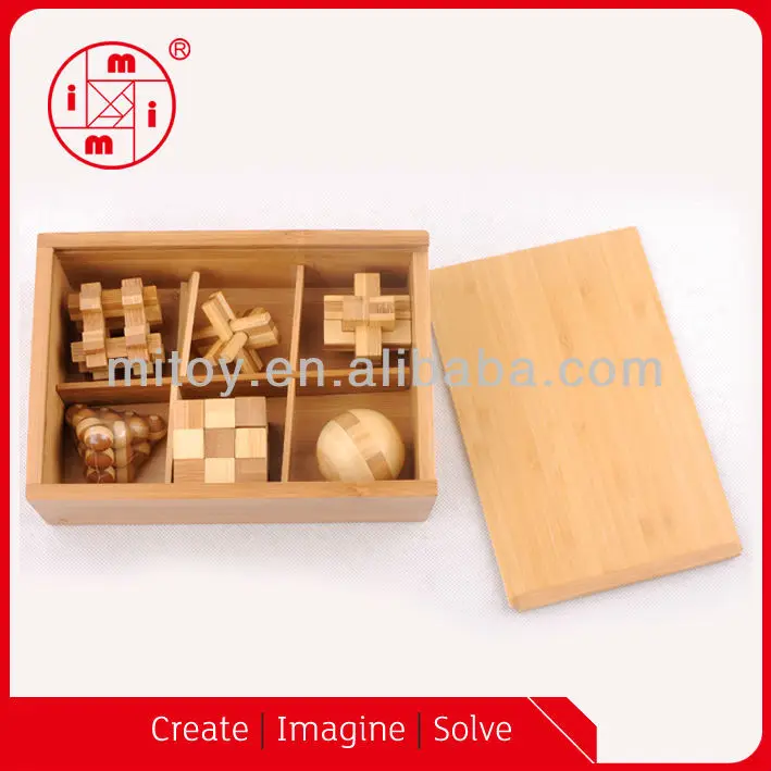 6 wooden block puzzle