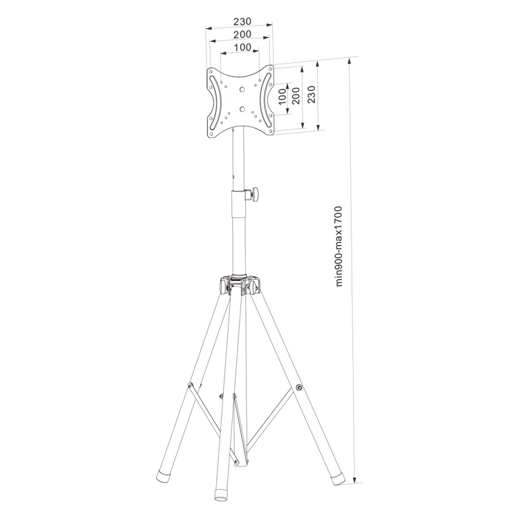 Наклонное крепление для телевизора с портативным штативом гибкий штатив подставка