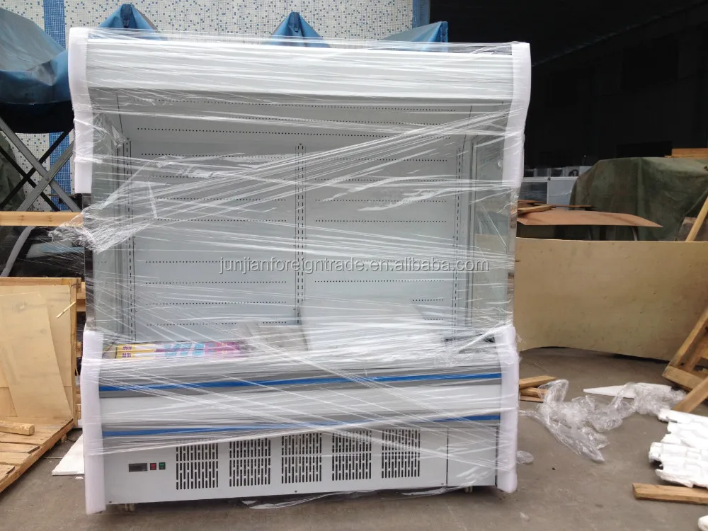 HG-20 2メートル冷蔵飲料ショーケース - CE認証、動的冷却、4段棚