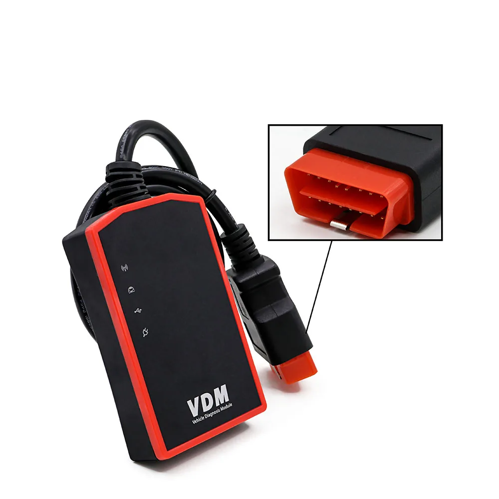 UCANDAS VDM OBD2 Wifi Scanner ODB2 Car Diagnostic Tool Multi-languages Support Windows/android Systems OBD 2 Automotive Scanner