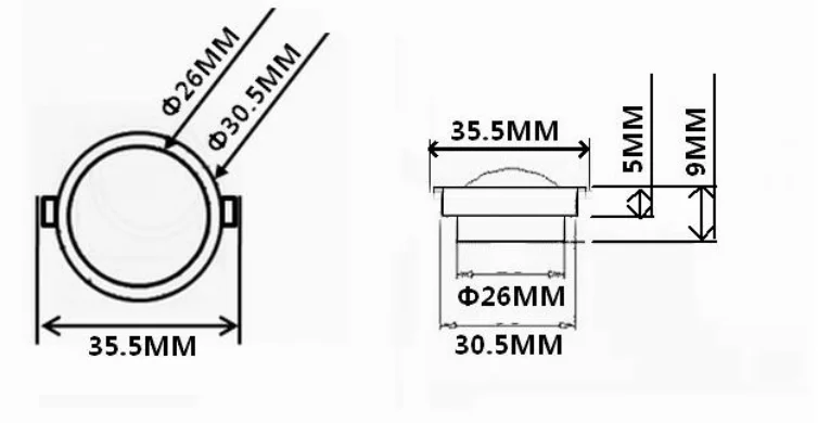 New Arrival Small Speaker Driver Unit 30mm 4ohm 10w Mini Tweeter