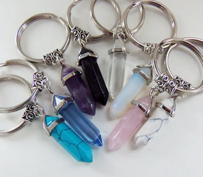 Производитель ювелирных изделий ручной работы, цепочка для ключей из натурального камня, кварца, кристалла