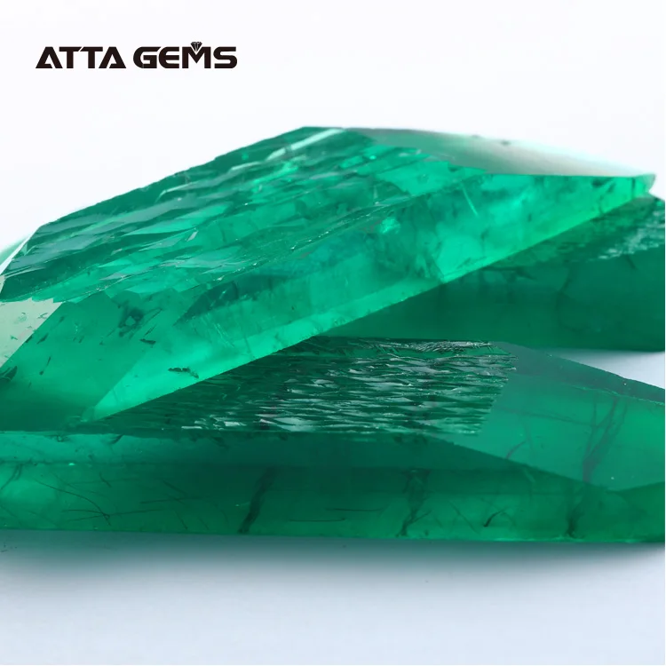 Wholesale Synthetic Hydro Gemstone Lab Created Rough Colombian Emerald Prices Stone for Sale