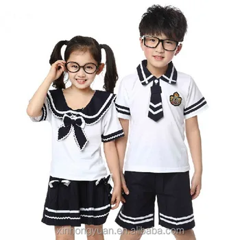 Japanese designer sailor school uniform for girl and boys