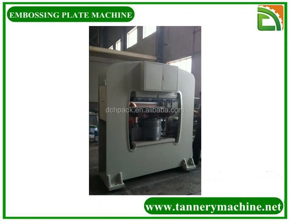 Automatic Crocodile and Alligator Leather Embossing Machine for Tannery Use