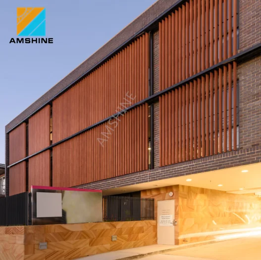 Vertical Airfoil Aluminum Louvers