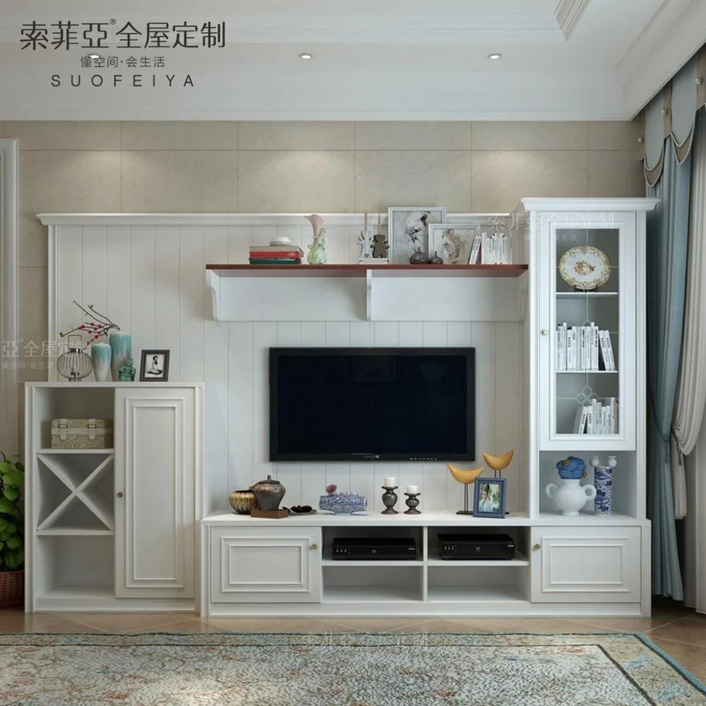 Wooden Showcase Designs For Living Room
