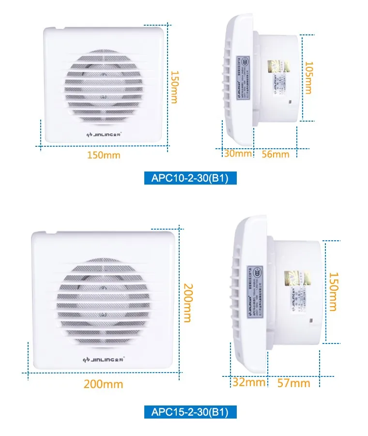 Window Mounted Air Extractor, 220, Electric - detail 12
