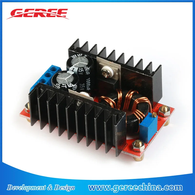 DC-DC 150W Boost Converter 6A 10-32V to 12-35V Step-Up Voltage Power Supply