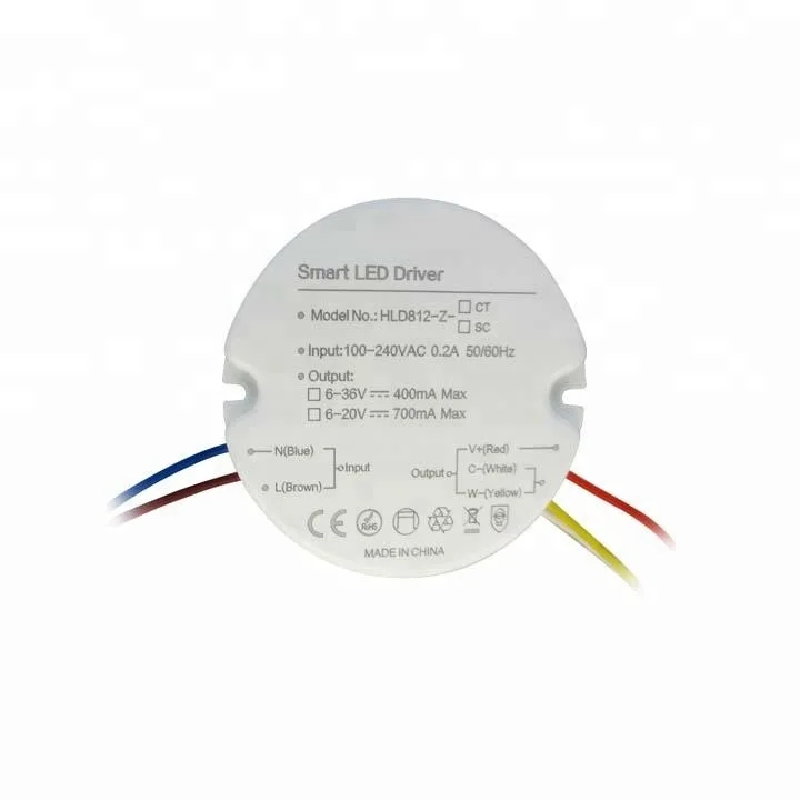 Mini 9w 12w Led Downlight Zigbee Remote Control Cct Dimmable Led Driver