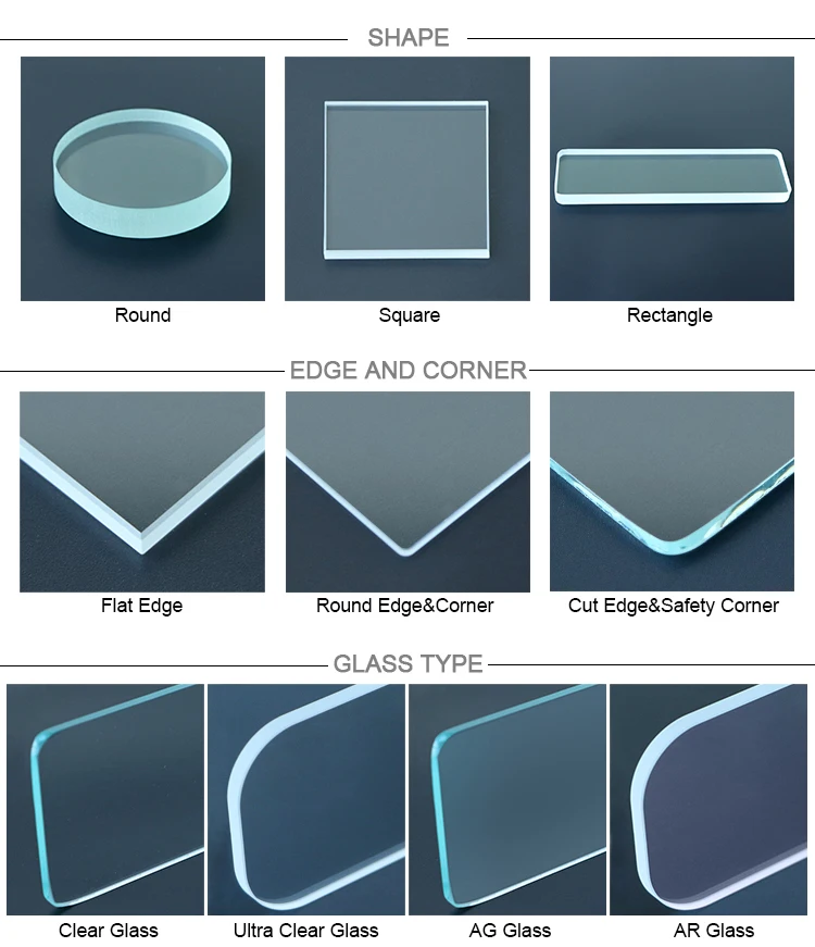 picture frame clear float glass sheet 1mm 1.8mm 2mm thickness cut to size glass price