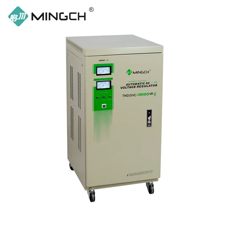 MINGCH TND Series 30 Kv 20 Kv 15 Kv Single Phase Ac Automatic Servo Voltage Stabilizer