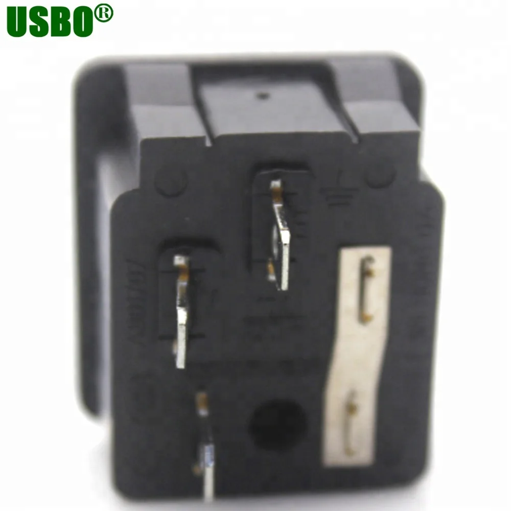 Блок питания переменного тока 10 А 250 В, предохранитель, штепсельный Вход iec 3, внутренний штифт