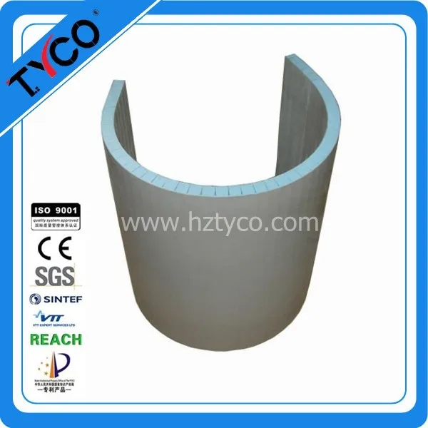 Prefabricated Curved XPS Tile Backer Board